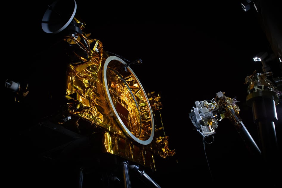 Testing satellite servicing technologies. Credit_ NASA Goddard_Rebecca Roth